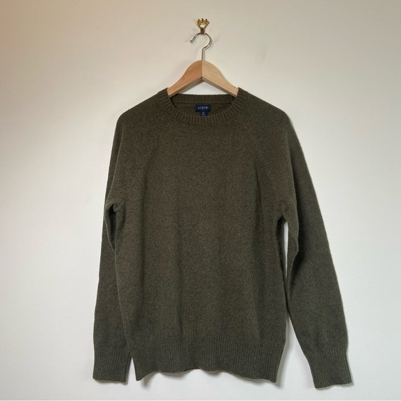 J. Crew Lambswool Blend Crewneck Sweater